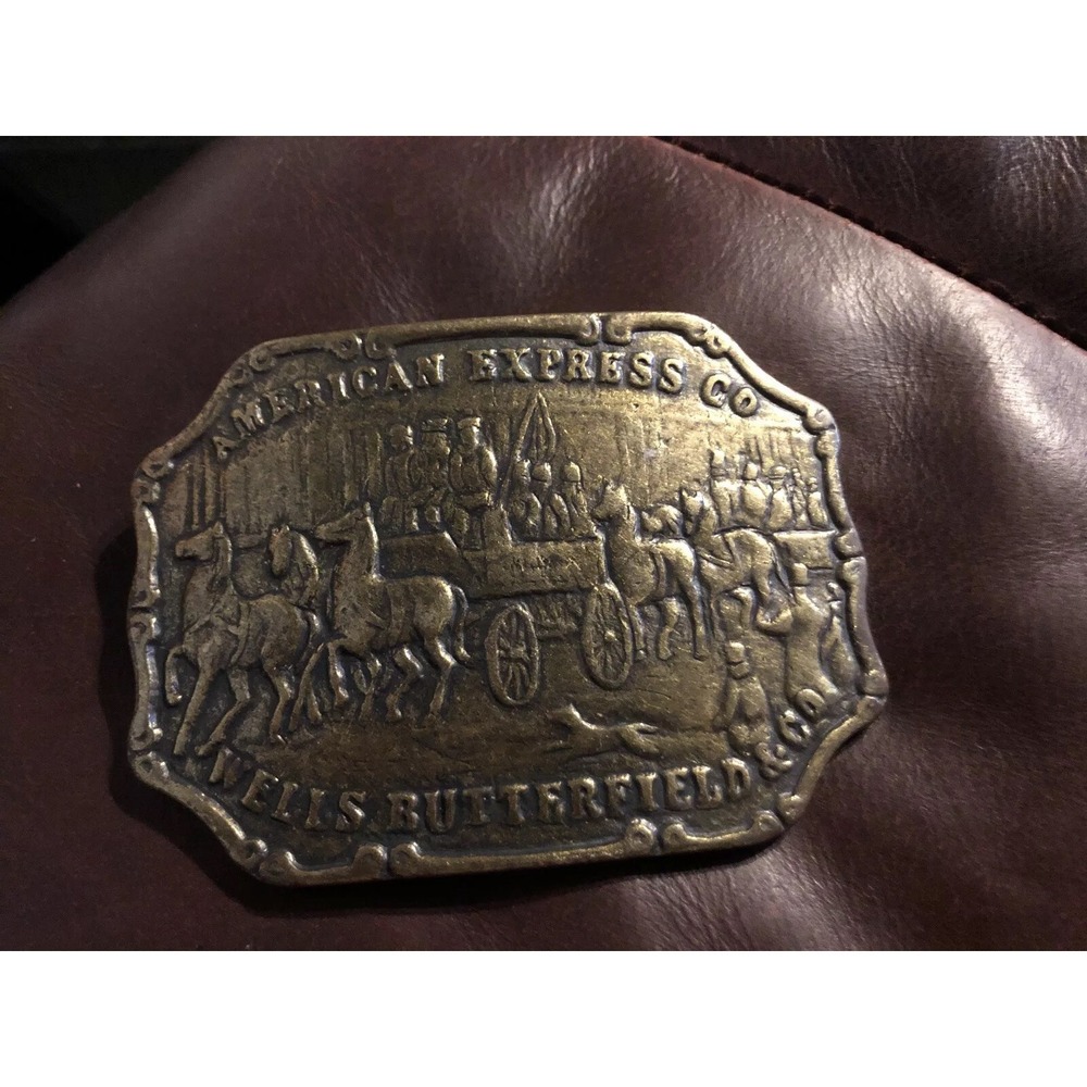American Express Co Wells Butterfield & Co Belt Buckle‎